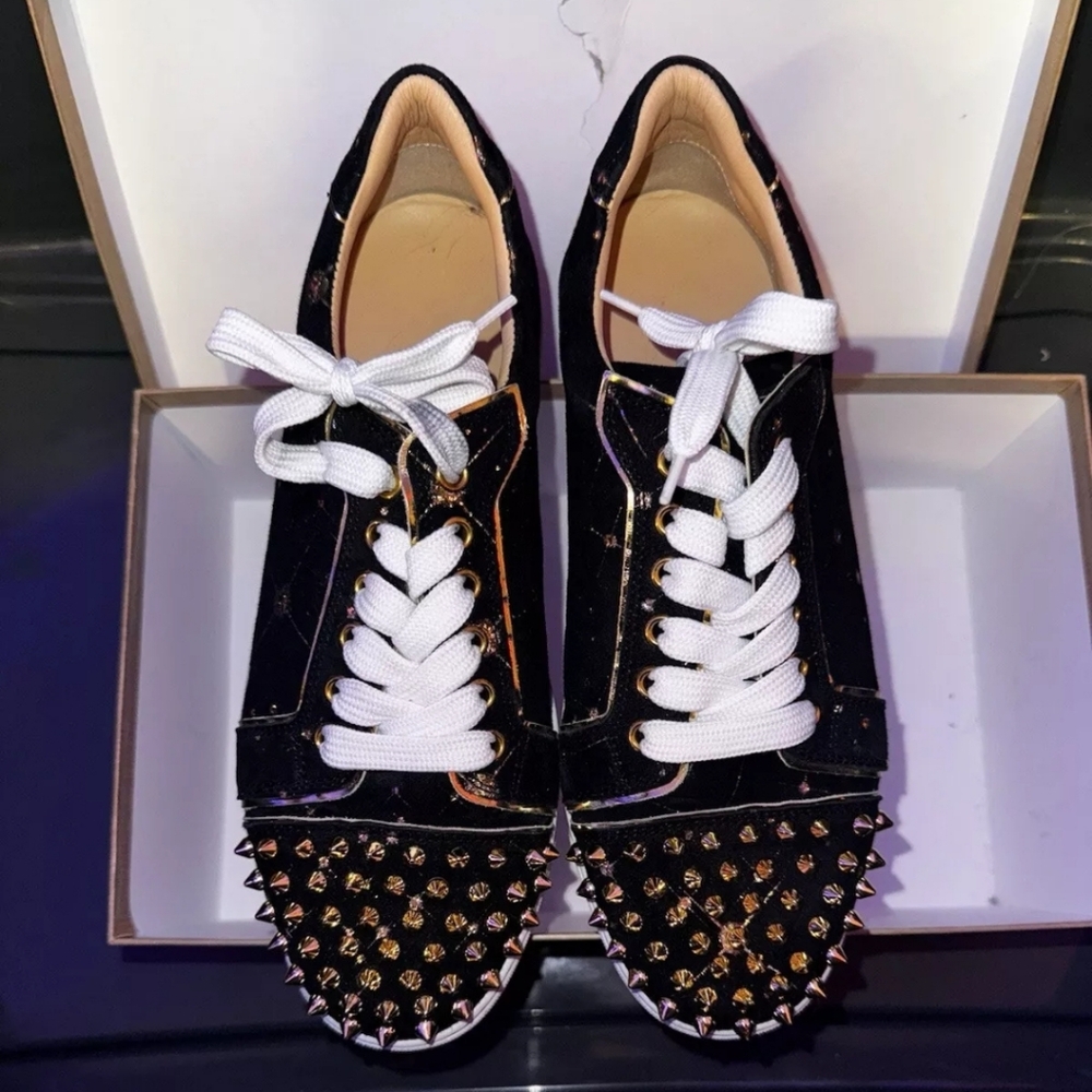 Christian louboutin Vieira spikes flats sneakers size 38
